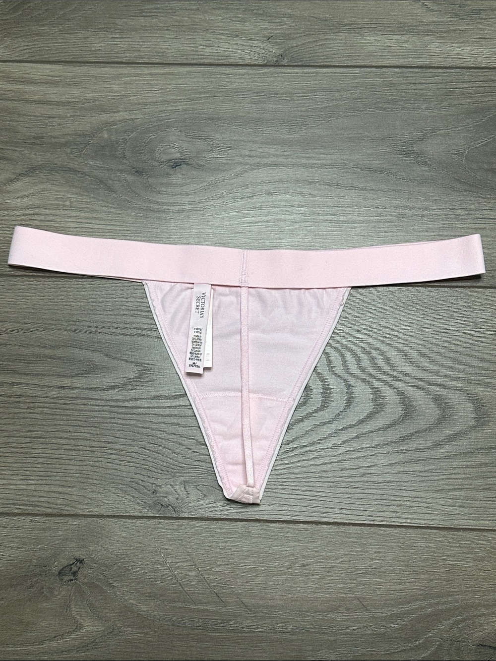 Victoria's Secret Shine Cotton V String Pink Panty Size Medium - Picture 5 of 10